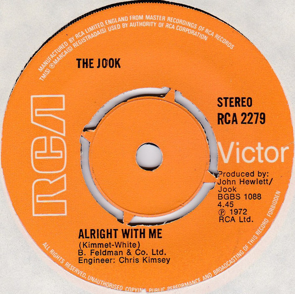 Cover The Jook - Alright With Me / Do What You Can (7, Single) Schallplatten Ankauf