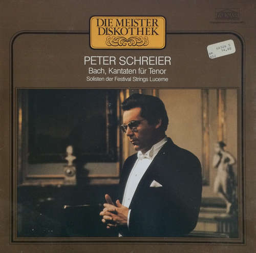 Cover Peter Schreier, Bach*, Solisten Der Festival Strings Lucerne* - Kantaten Für Tenor (LP) Schallplatten Ankauf