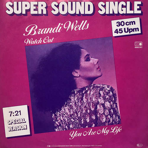 Cover Brandi Wells - Watch Out (12) Schallplatten Ankauf