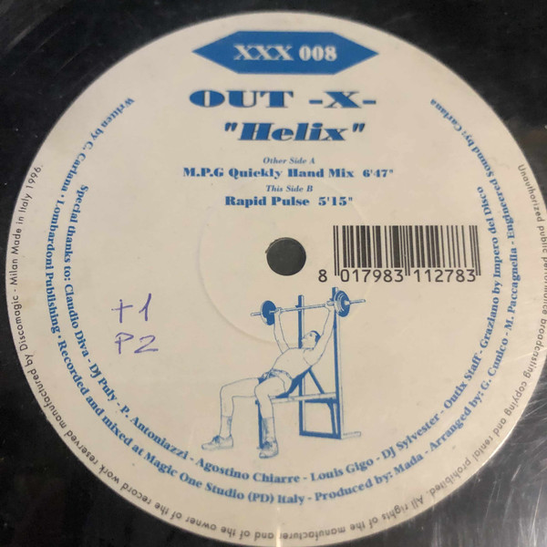 Cover OUT -X- - Helix (10) Schallplatten Ankauf
