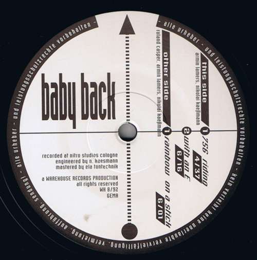 Cover Baby Back - Rainbow On A Stick (12) Schallplatten Ankauf