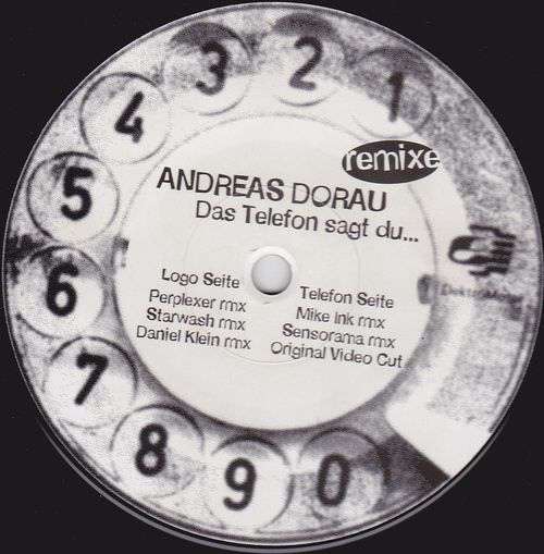 Cover Andreas Dorau - Das Telefon Sagt Du... Remixe (12, Promo) Schallplatten Ankauf