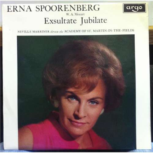 Cover Erna Spoorenberg, Wolfgang Amadeus Mozart - Exsultate Jubilate (LP) Schallplatten Ankauf