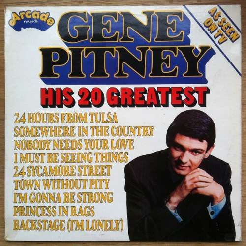 Cover Gene Pitney - His 20 Greatest (LP, Comp, RM, Orl) Schallplatten Ankauf