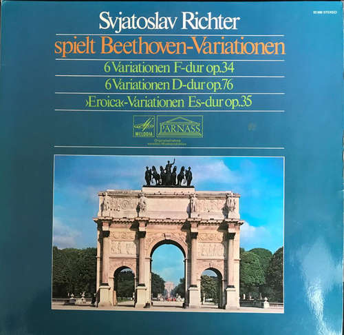 Cover Beethoven* - Sviatoslav Richter - Spielt Beethoven-Variationen (LP, Gat) Schallplatten Ankauf