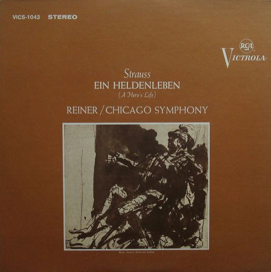Cover Richard Strauss - The Chicago Symphony Orchestra, Fritz Reiner - Ein Heldenleben (LP, RE) Schallplatten Ankauf