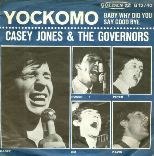 Cover Casey Jones & The Governors - Yockomo (7, Single, Mono) Schallplatten Ankauf