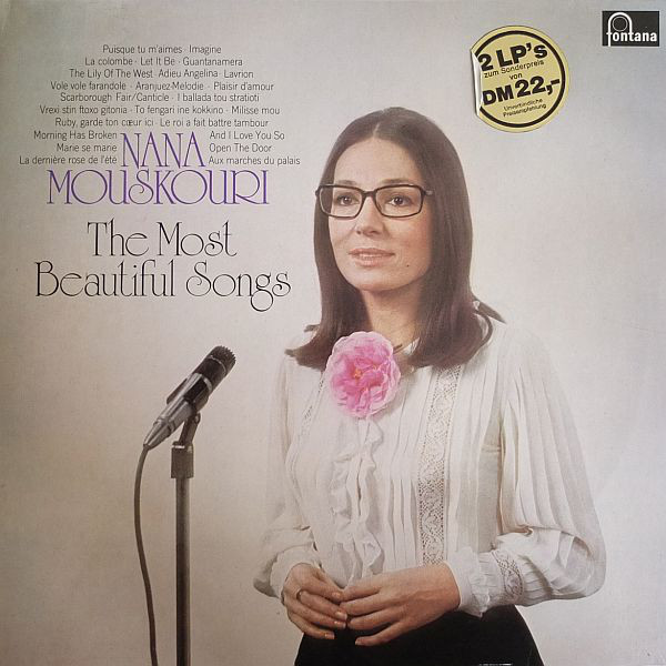 Cover Nana Mouskouri - The Most Beautiful Songs (2xLP, Comp) Schallplatten Ankauf
