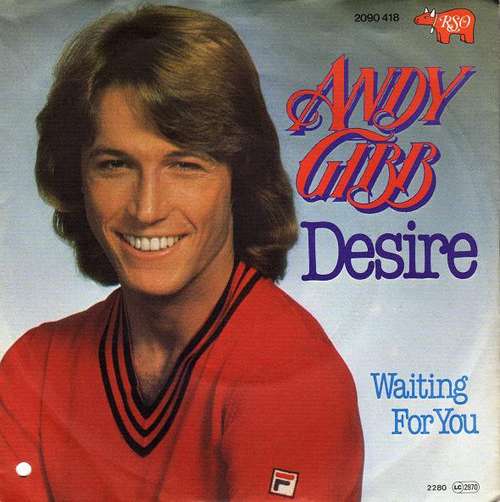 Cover Andy Gibb - Desire (7, Single) Schallplatten Ankauf