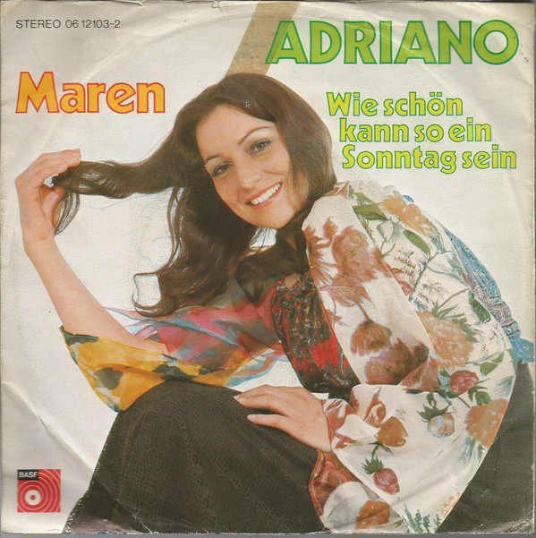 Cover Maren (5) - Adriano (7, Single) Schallplatten Ankauf