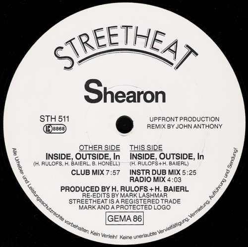 Cover Shearon - Inside, Outside, In (12) Schallplatten Ankauf