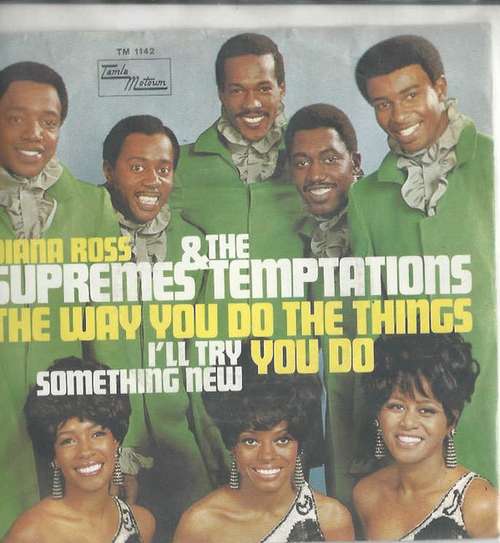 Cover Diana Ross And The Supremes & The Temptations - I'll Try Something New / The Way You Do The Things You Do (7) Schallplatten Ankauf