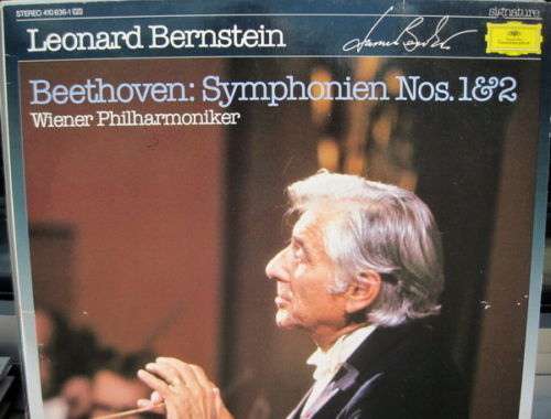 Cover Beethoven* - Wiener Philharmoniker · Leonard Bernstein - Beethoven: Symphonien Nos. 1&2 (LP, Album) Schallplatten Ankauf