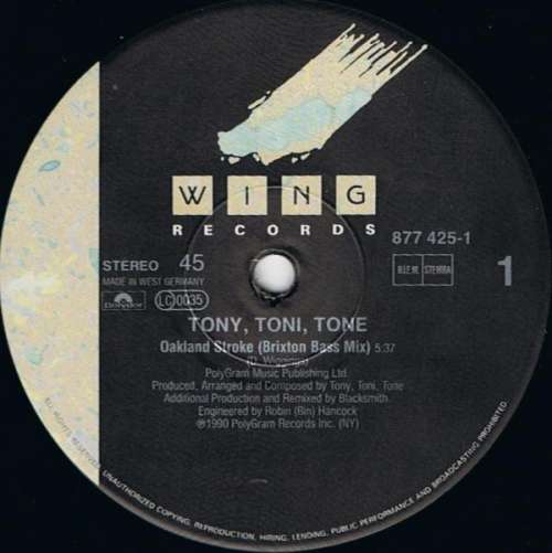 Cover Tony! Toni! Toné! - Oakland Stroke (12) Schallplatten Ankauf