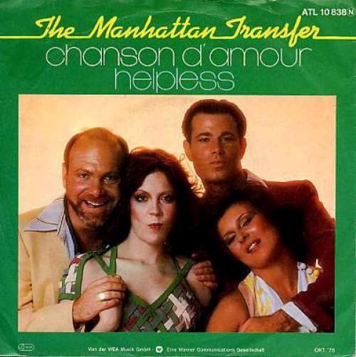 Cover The Manhattan Transfer - Chanson D'Amour / Helpless (7, Single) Schallplatten Ankauf