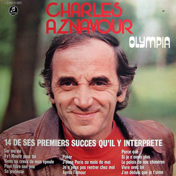 Cover Charles Aznavour - Olympia (14 De Ses Premiers Succès Qu'il Y Interprète) (LP, Comp) Schallplatten Ankauf