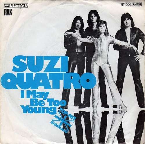 Cover Suzi Quatro - I May Be Too Young (7, Single) Schallplatten Ankauf