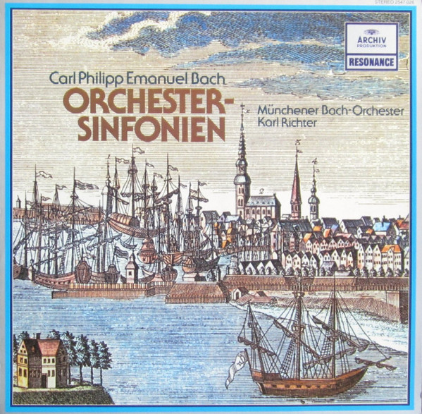 Bild Carl Philipp Emanuel Bach - Münchener Bach-Orchester, Karl Richter - Orchester-Sinfonien (LP, RE) Schallplatten Ankauf