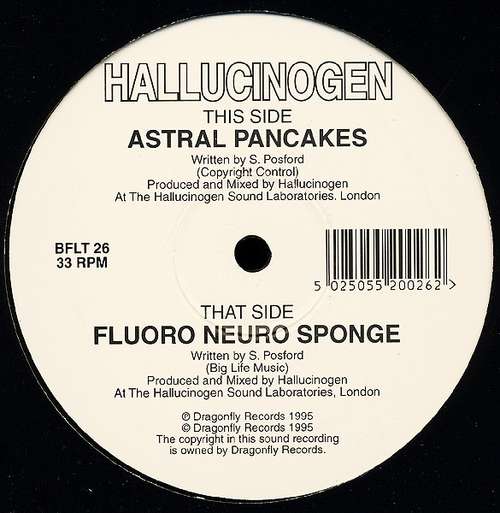 Cover Hallucinogen - Fluoro Neuro Sponge / Astral Pancakes (12) Schallplatten Ankauf