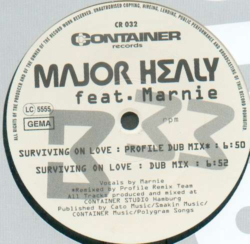 Cover Major Healy* Feat. Marnie* - Surviving On Love (12) Schallplatten Ankauf