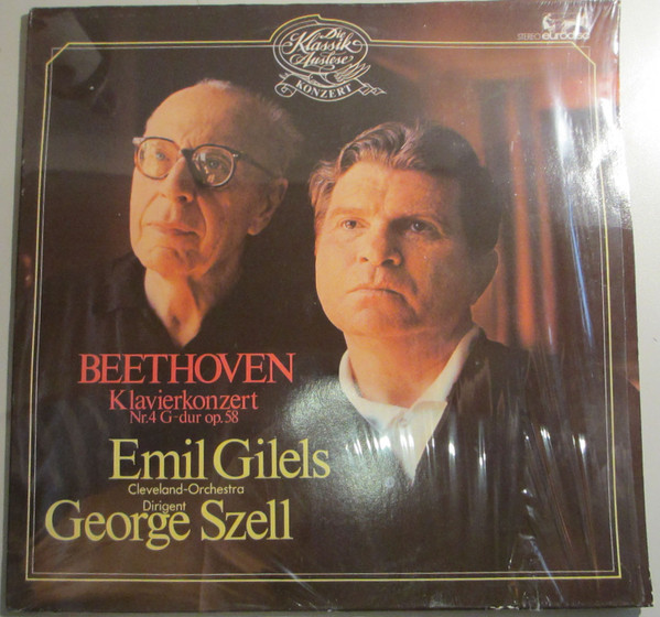 Cover Gilels*, Szell*, Cleveland* / Beethoven* - Piano Concerto No. 4 In G / Six Variations On A Turkish March, Op. 76 (LP) Schallplatten Ankauf