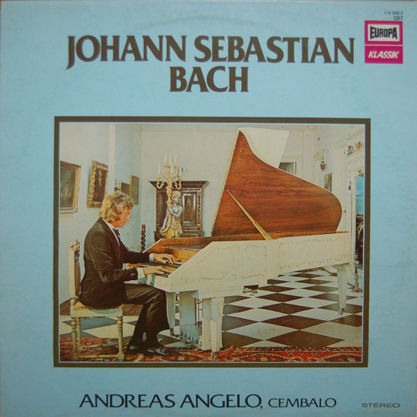 Cover Johann Sebastian Bach, Andreas Angelo - Johann Sebastian Bach (LP) Schallplatten Ankauf