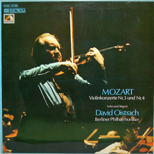 Cover Mozart* - David Oistrach, Berliner Philharmoniker - Violinkonzert Nr.3 / Violinkonzert Nr.4 (LP) Schallplatten Ankauf