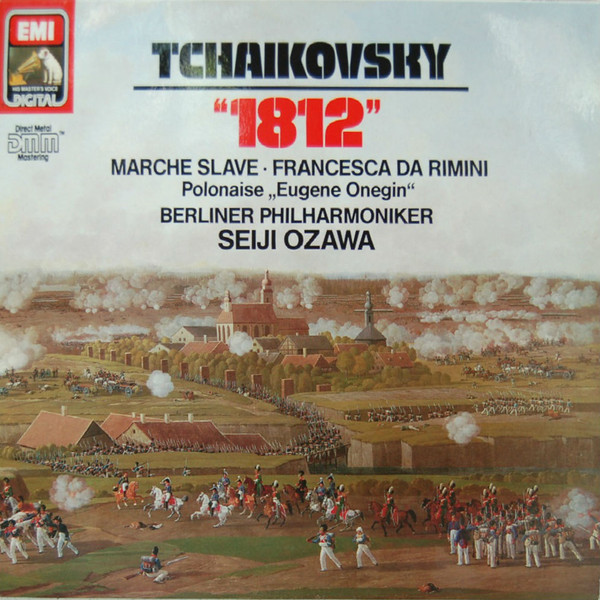 Cover Tchaikovsky*, Berliner Philharmoniker, Seiji Ozawa - 1812 / Marche Slave ∙ Francesca Da Rimini / Polonaise „Eugene Onegin” (LP) Schallplatten Ankauf