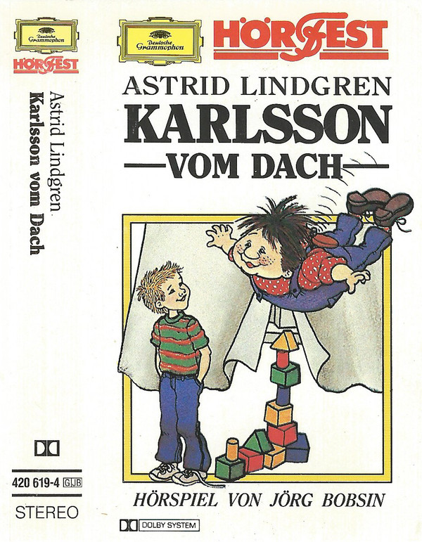 Cover Astrid Lindgren, Jörg Bobsin - Karlsson Vom Dach (Cass) Schallplatten Ankauf