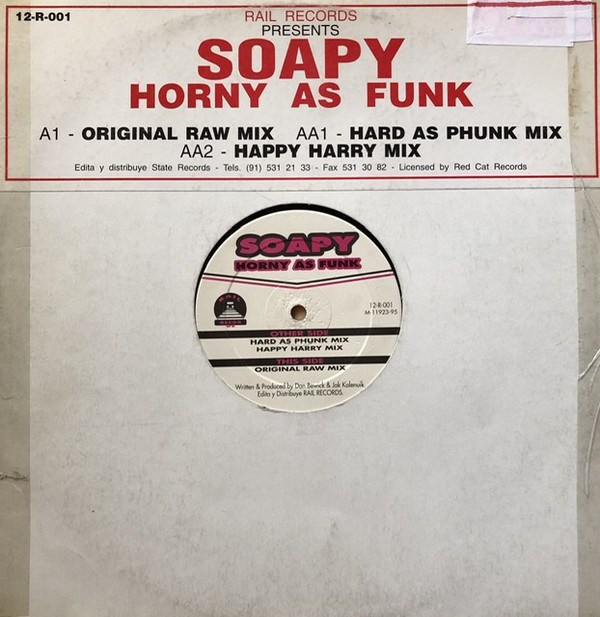 Cover Soapy - Horny As Funk (12) Schallplatten Ankauf