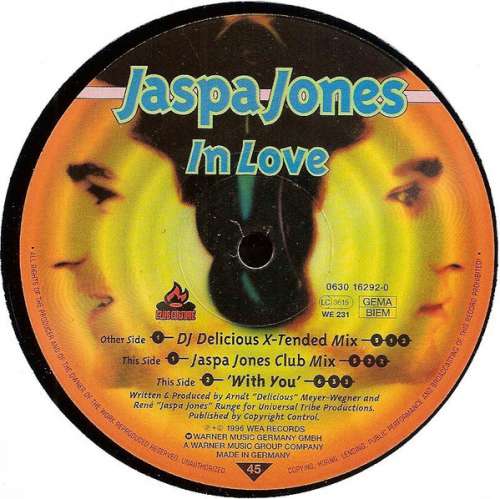 Cover Jaspa Jones - In Love (12) Schallplatten Ankauf