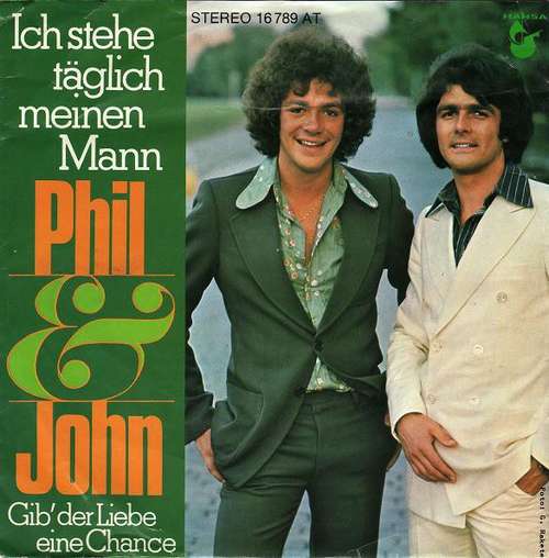 Cover Phil & John - Ich Stehe Täglich Meinen Mann  (7, Single) Schallplatten Ankauf