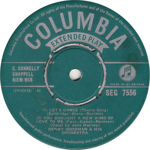 Cover Benny Goodman And His Orchestra - Benny Goodman & His Orchestra (7, EP, Mono) Schallplatten Ankauf