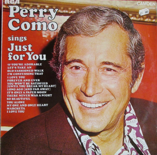 Cover Perry Como - Perry Como Sings Just For You (LP, Album, RE) Schallplatten Ankauf