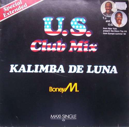 Cover Boney M. - Kalimba De Luna (Special Extended U.S. Club Mix) (12, Maxi) Schallplatten Ankauf