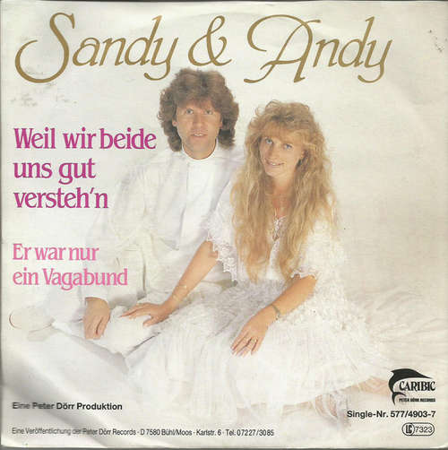 Cover Sandy & Andy - Weil Wir Beide Uns Gut Versteh'n (7, Single) Schallplatten Ankauf