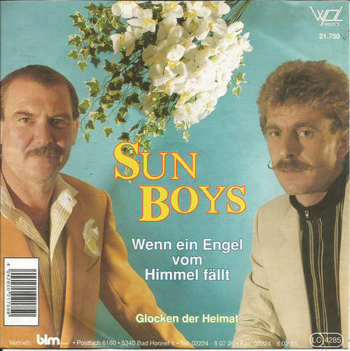 Cover Sun Boys - Wenn Ein Engel Vom Himmel Fällt (7, Single) Schallplatten Ankauf