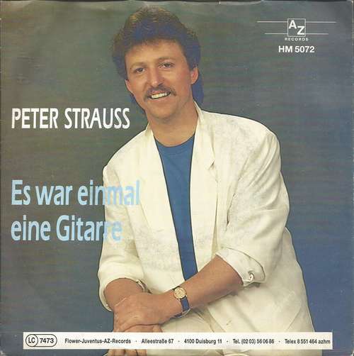 Cover Peter Strauss (3) - Es War Einmal Eine Gitarre (7, Single) Schallplatten Ankauf