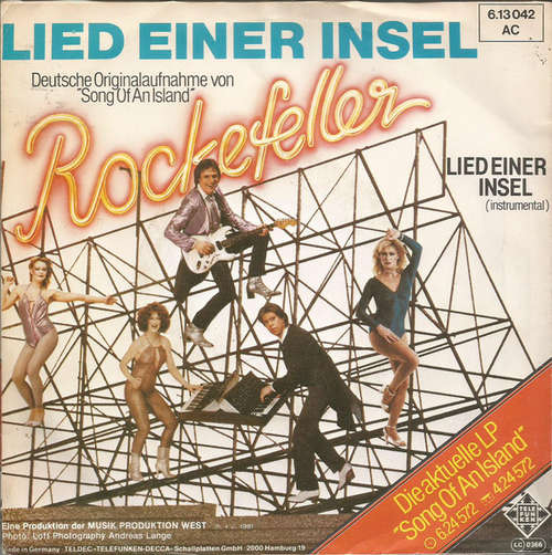 Cover Rockefeller (2) - Lied Einer Insel (Song Of An Island) (7, Single) Schallplatten Ankauf
