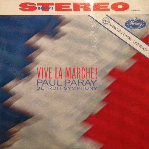 Cover Paul Paray, Detroit Symphony* - Vive La Marche! (LP) Schallplatten Ankauf