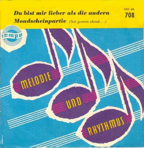 Cover Margit Schumann Und Gerd Fitz - Du Bist Mir Lieber Als Die Andern / Mondscheinpartie (Seit Gestern Abend ...) (7, Single, Mono) Schallplatten Ankauf