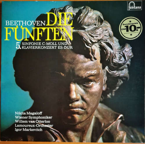 Cover Ludwig van Beethoven - Beethoven Die Fünften 5. Sinfonie C-Moll und Klavierkonzert ES-Dur (LP, Album) Schallplatten Ankauf