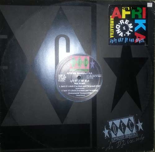 Cover Afrika Bambaataa - Just Get Up And Dance (DNA Remixes) (12) Schallplatten Ankauf