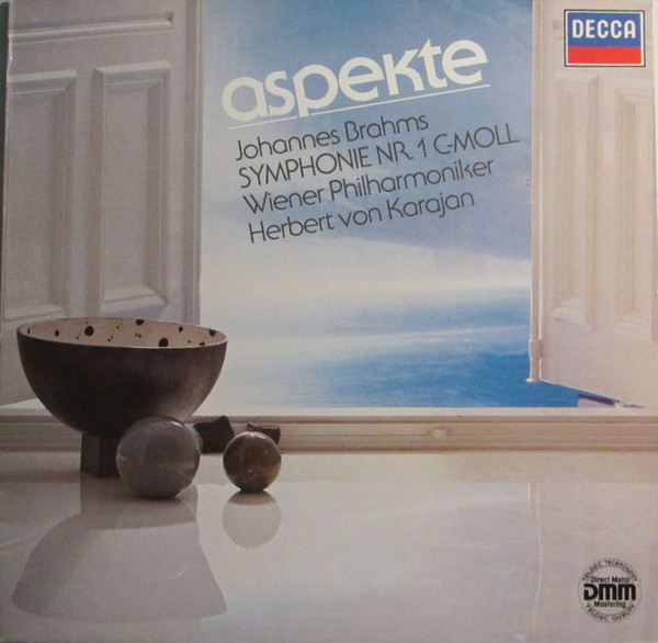 Cover Brahms*, Herbert von Karajan, Wiener Philharmoniker - Symphonie Nr. 1 C-Moll Op. 68 (LP) Schallplatten Ankauf