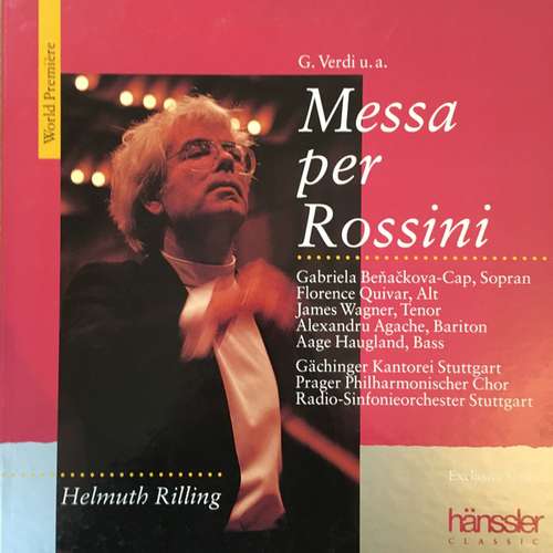 Cover Helmuth Rilling, G. Verdi* - Messa Per Rossini (2xLP + Box) Schallplatten Ankauf