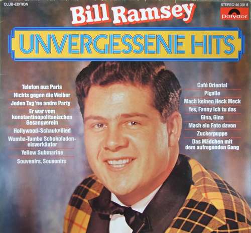 Cover Bill Ramsey - Unvergessene Hits (LP, Comp, Club) Schallplatten Ankauf