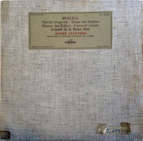 Cover Berlioz*, Orchestre Du Théatre National De L'Opera* Sous La Direction De André Cluytens - La Damnation De Faust (10) Schallplatten Ankauf