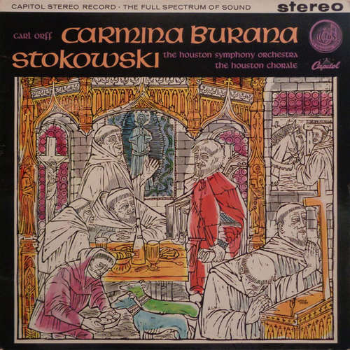 Cover Carl Orff - Stokowski* / The Houston Symphony Orchestra* / The Houston Chorale - Carmina Burana (LP) Schallplatten Ankauf