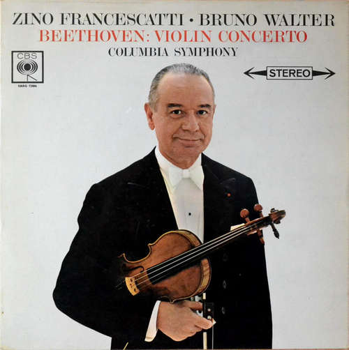 Cover Zino Francescatti ‧ Bruno Walter / Beethoven* / Columbia Symphony* - Violin Concerto (LP) Schallplatten Ankauf