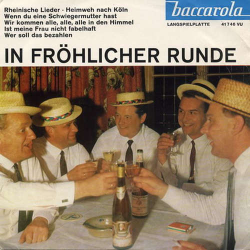 Cover Jupp Schmitz, Fritz Weber - In Fröhlicher Runde (7, Single) Schallplatten Ankauf